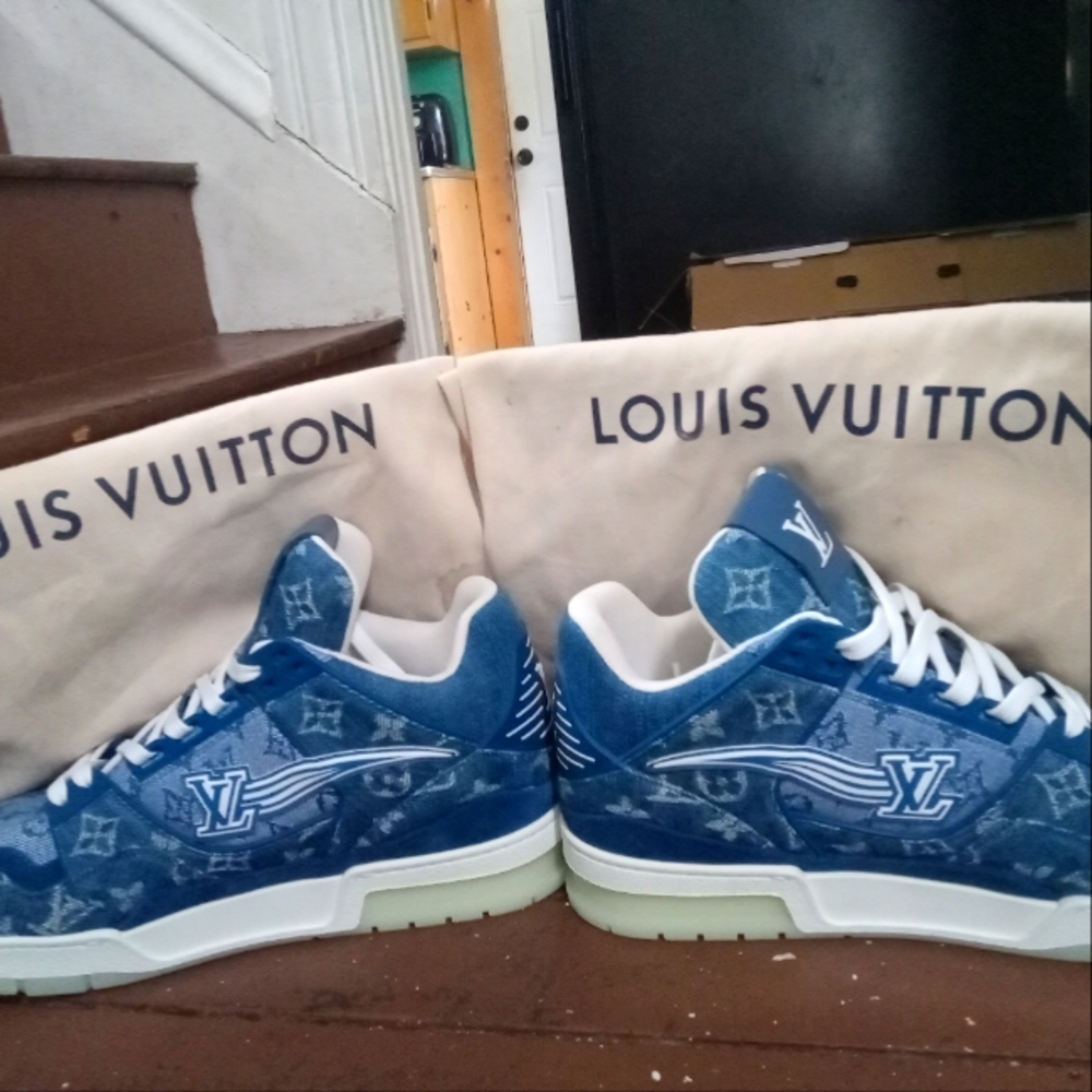 Louis vuitton denim sneakers